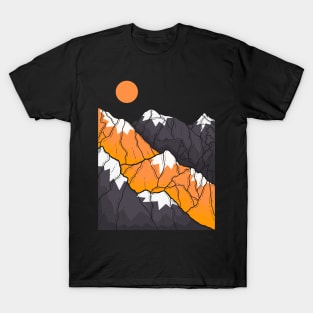 The grey and yellow hills T-Shirt